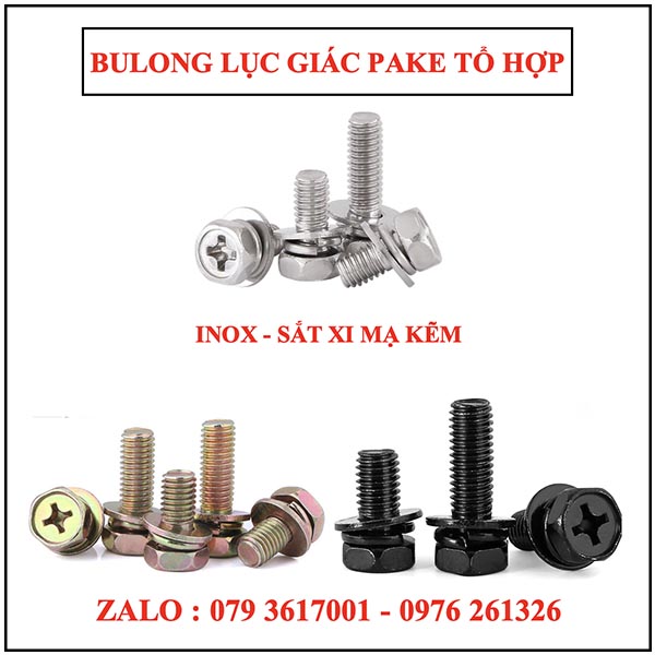 BULONG LỤC GIÁC PAKE TỔ HỢP